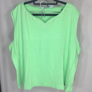 Lime Green Sleeveless Tank